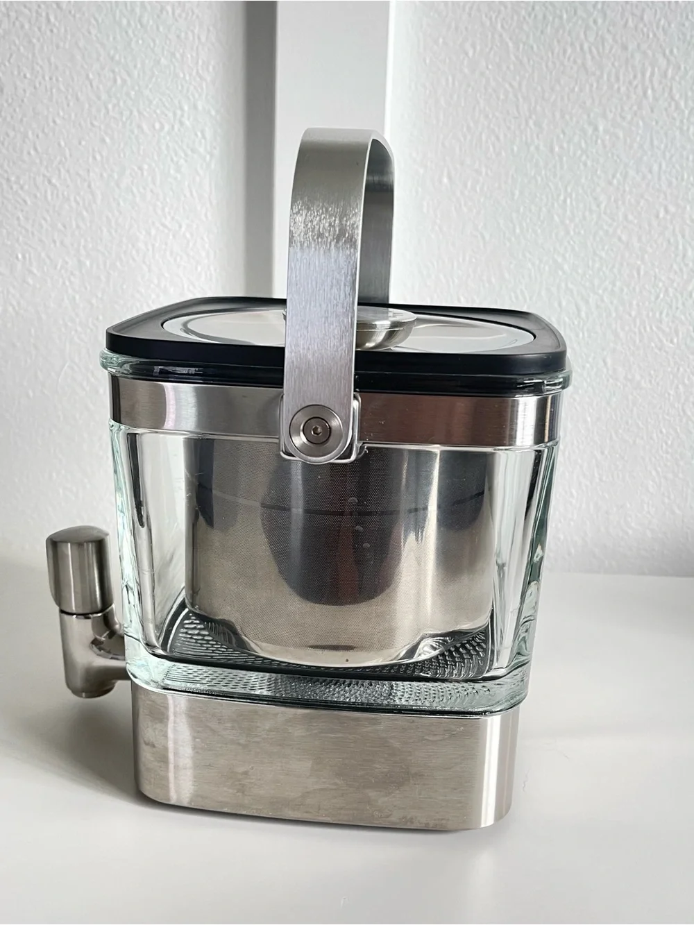 Kitchen Aid Cold Brew Coffee Maker 18 Servings Concentrate stainless steel glass